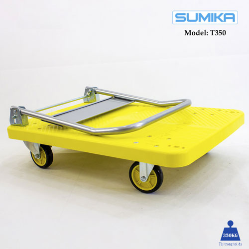 Xe Đẩy Hàng Sumika Sàn Nhựa T350 (Tải trọng 350kg)